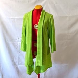 Pretty Green Cardigan by Frank Lyman Design. Size 16